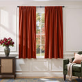 Lazzzy Velvet Blackout Thermal Curtains 63 in - Luxury Light Control
