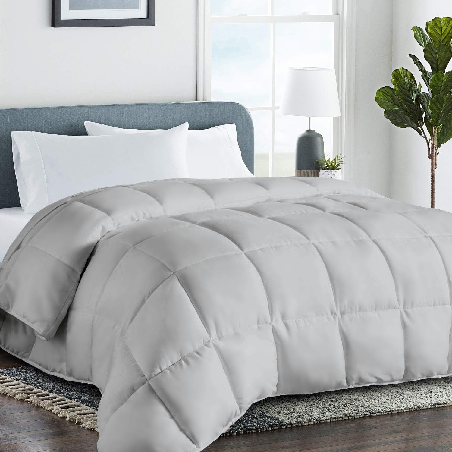 COHOME Quilted Queen Size Comforter - Luxury All-Season Duvet