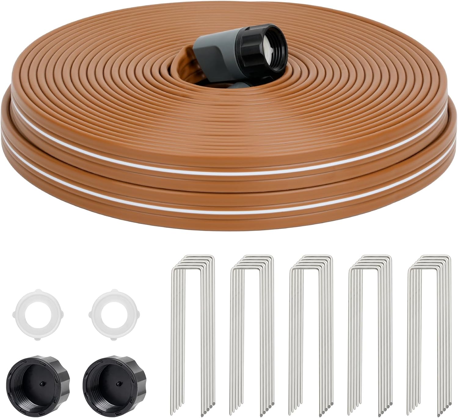 LINEX Sprinkler Soaker Hose 75 ft for Efficient Garden Watering