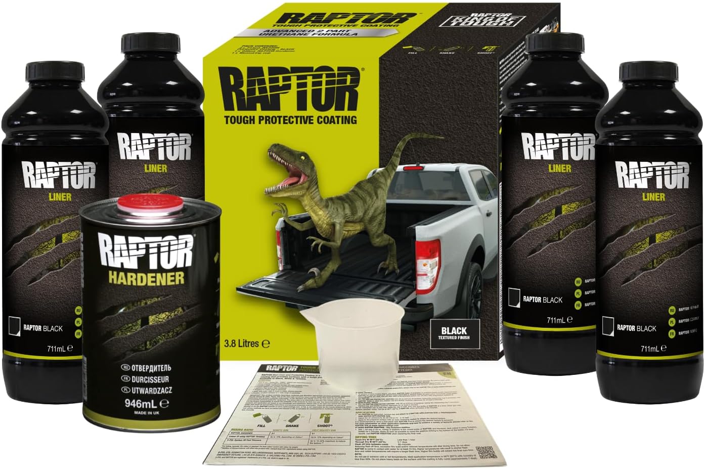 UPOL 826 Raptor Hardener for Durable Bedliner Applications