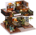 CUTEBEE Dollhouse Miniature with Furniture DIY Kit - Forest Tea Shop