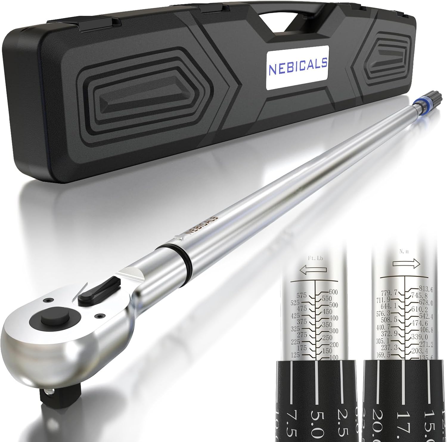 3/4 Inch Drive Torque Wrench for Heavy-Duty Applications