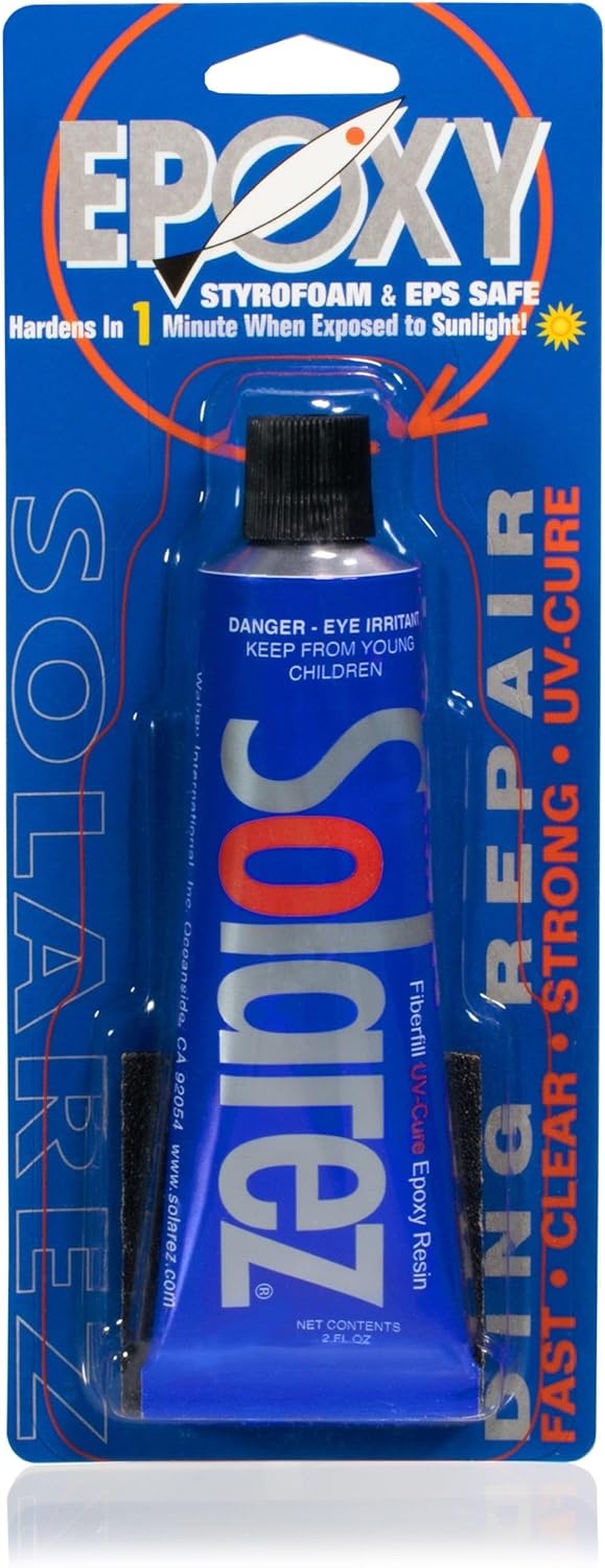 SOLAREZ UV Cure Epoxy Ding Resin for Paddleboard & Surfboard Repair