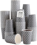 Lamosi Coffee Cups 12OZ 500 Pack - Sturdy Disposable Hot Cups