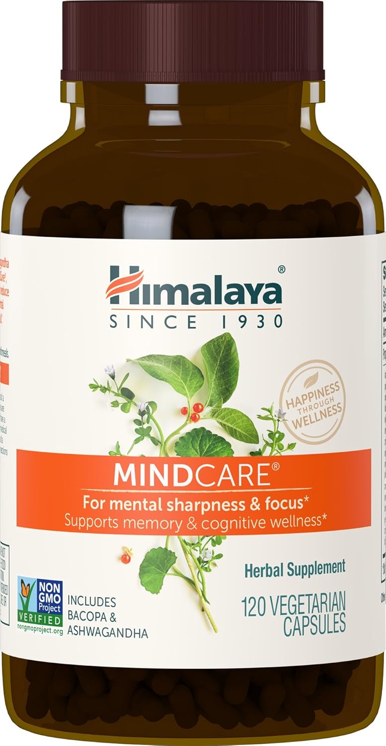 Himalaya MindCare Nootropic Brain Supplement for Focus and Memory