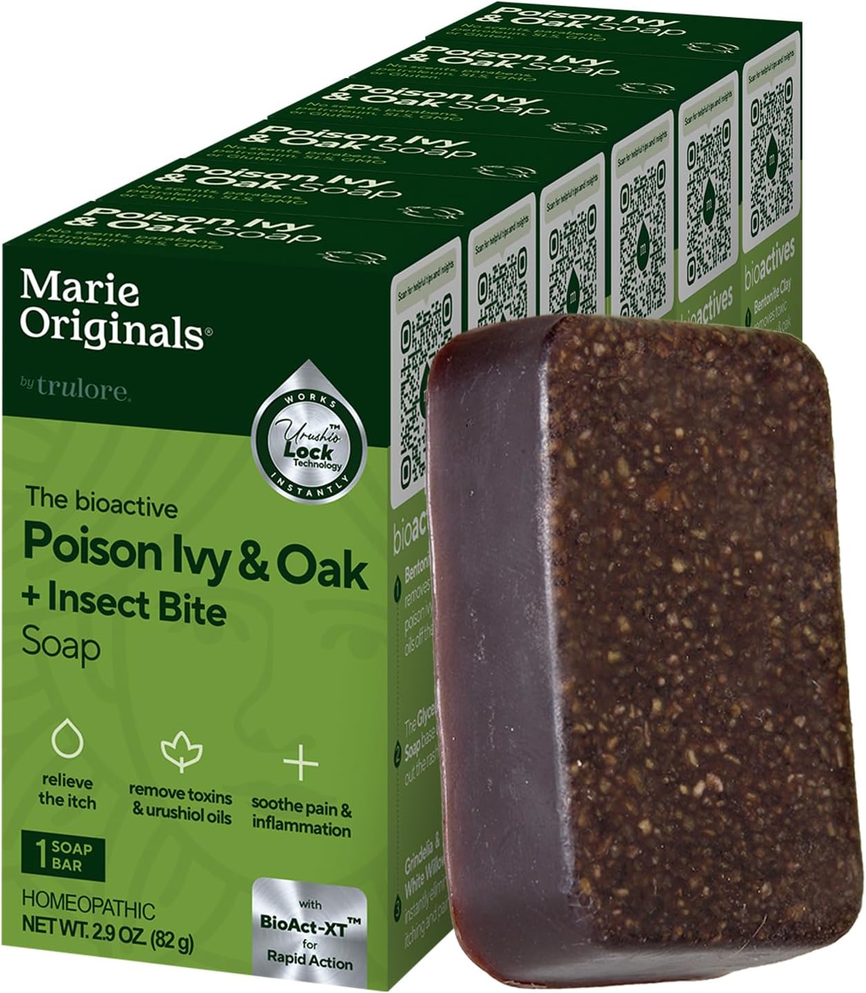 Marie Originals Poison Ivy Soap Bar for Itch Relief and Care