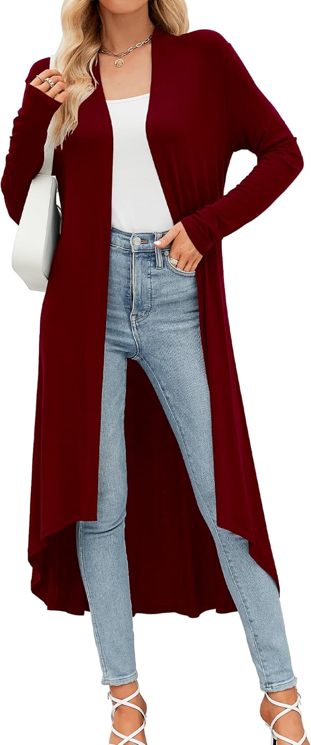Stylish High-Low Cardigan for Women