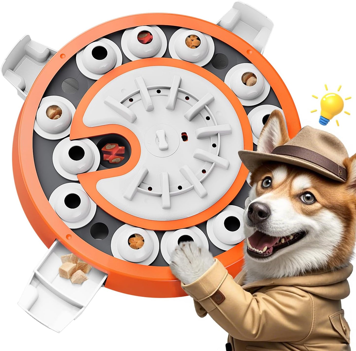 Interactive Dog Puzzle Toy for Smart Dogs - 3 in 1 Mental Stimulation