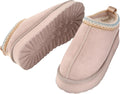 Home Slipper Platform Slippers for Women - Warm Non-slip Mini Boots