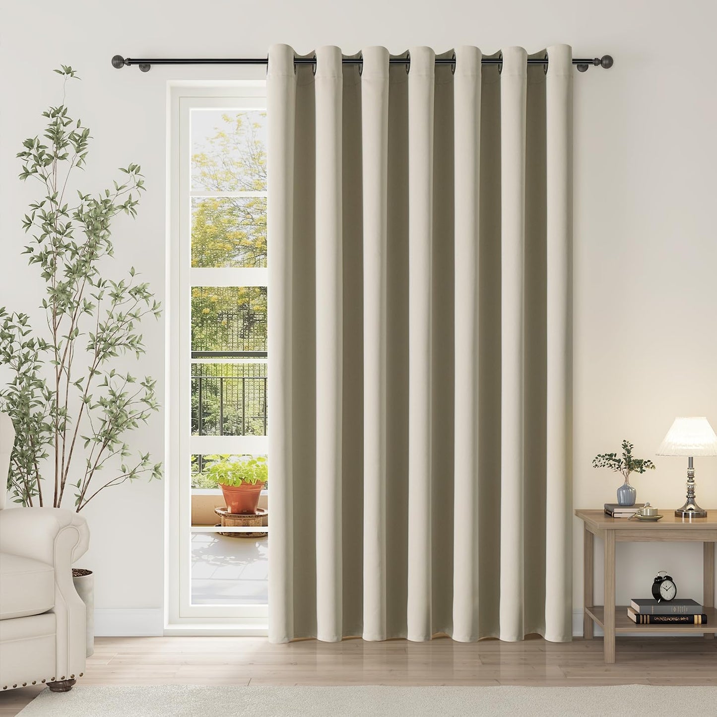 ChrisDowa Room Divider Curtain for Privacy and Light Control