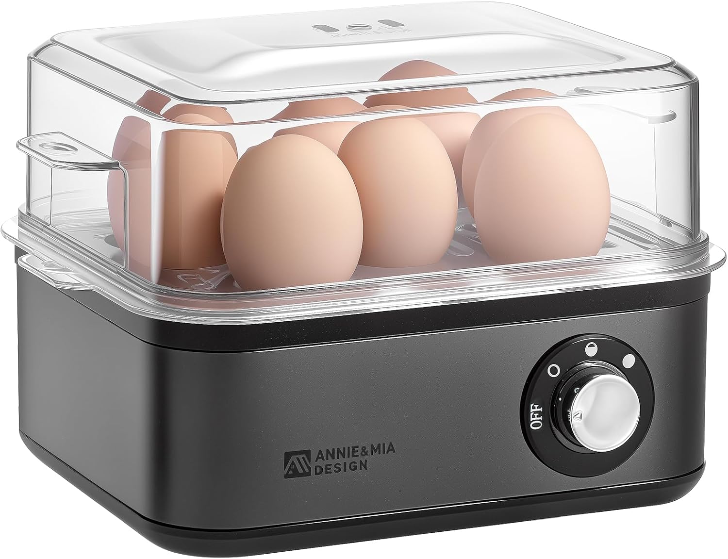 Annie & Mia Design Electric Egg Cooker for Perfect Eggs