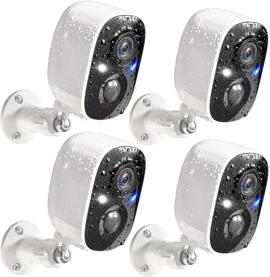 GMK 2K Color Night Vision Cameras 4-Pack