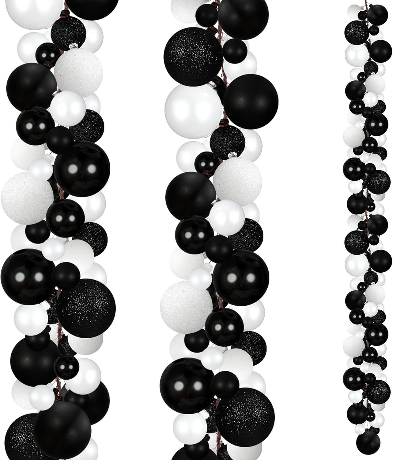2 Pcs Christmas Ball Garland for Festive Home Decoration