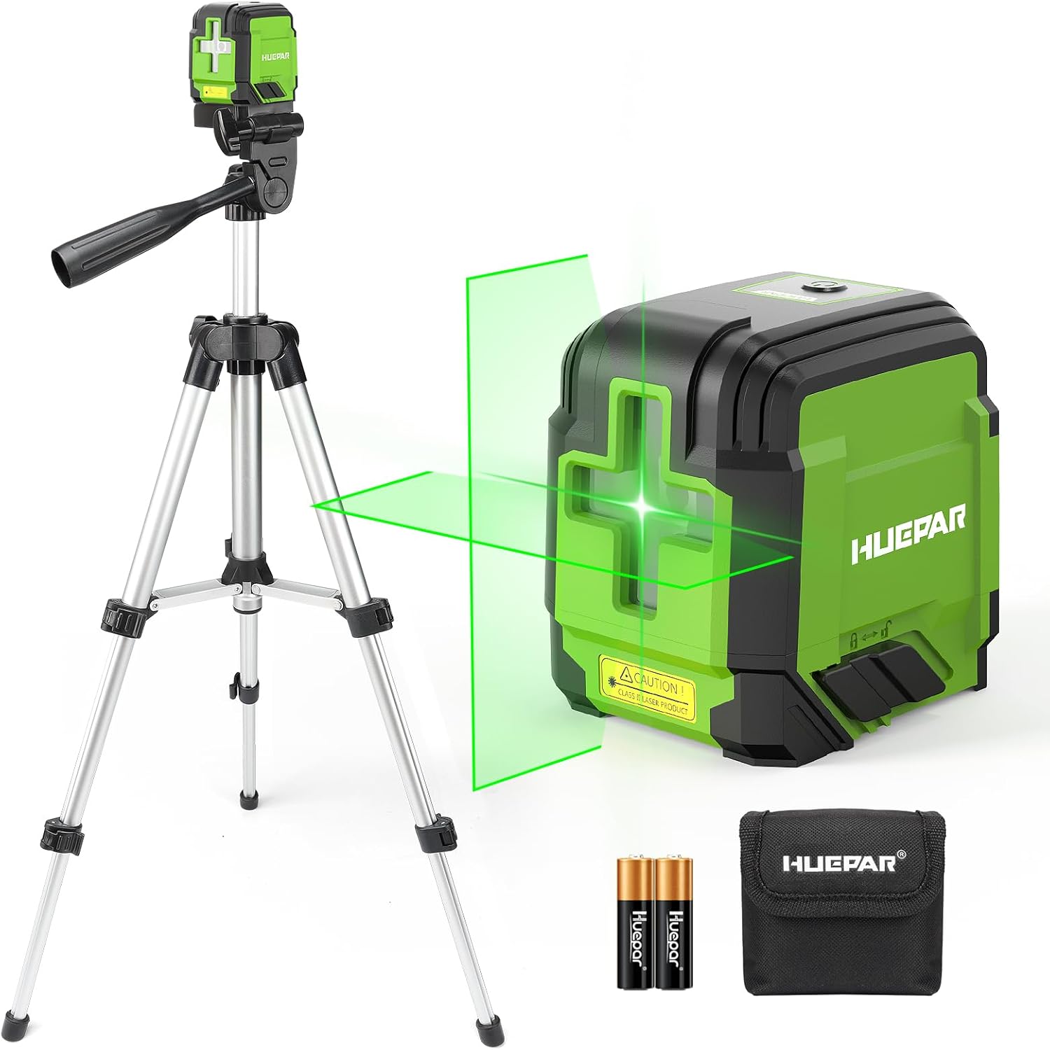 HUEPAR 98Ft Green Laser Level - Perfect for Home Renovation!