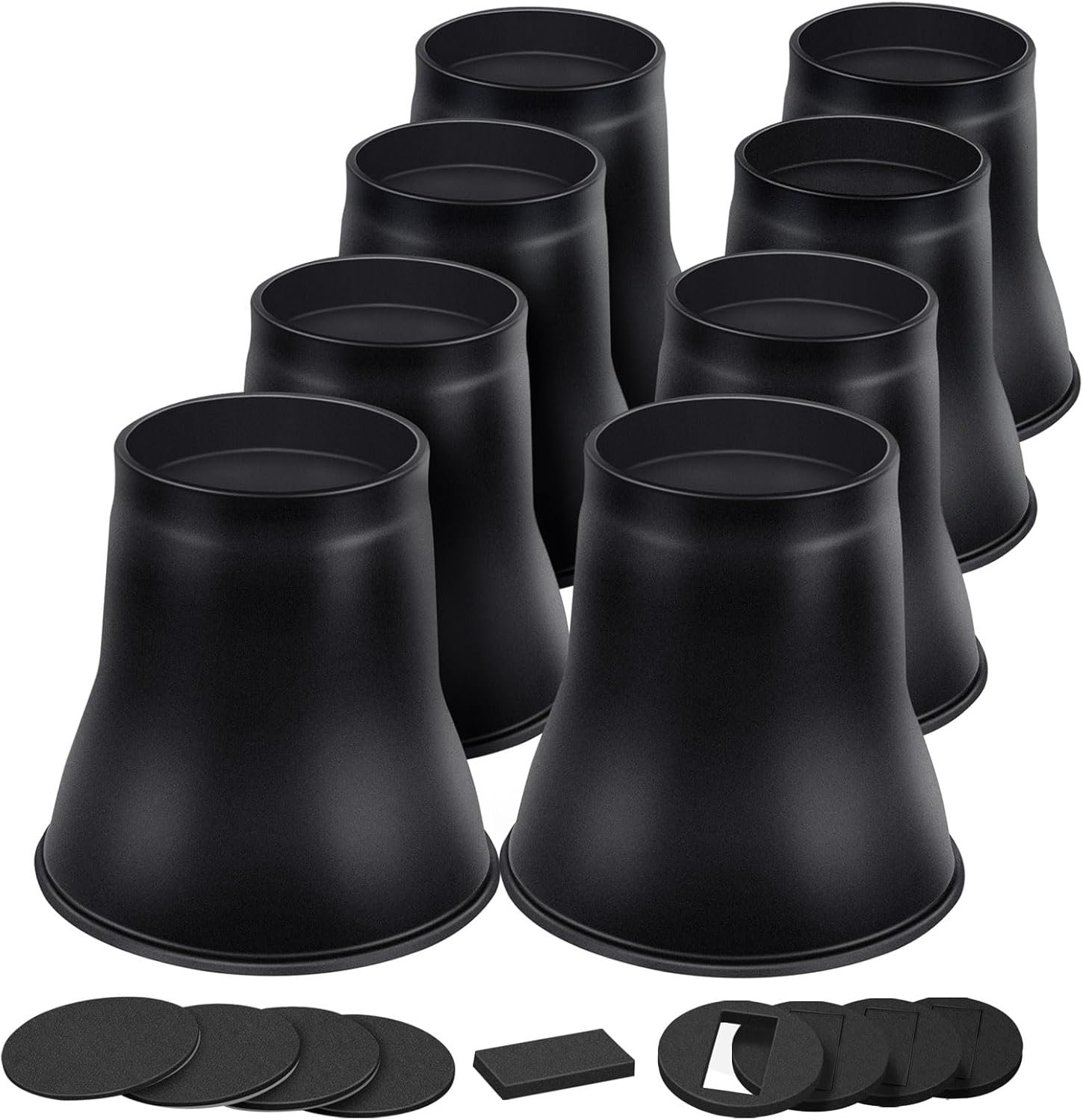 Heavy Duty Bed Risers 6 Inch for Furniture with Stability