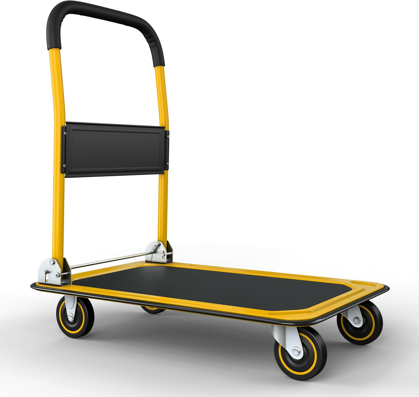 Heavy Duty Foldable Push Cart Dolly with 330 lbs Capacity