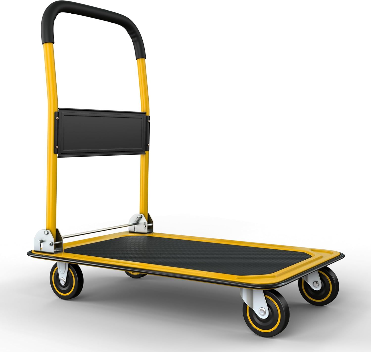 Heavy Duty Foldable Push Cart Dolly with 330 lbs Capacity