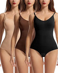 J-pone 3 Piece Tummy Control Shapewear Bodysuit - Slimming Butt Lifter