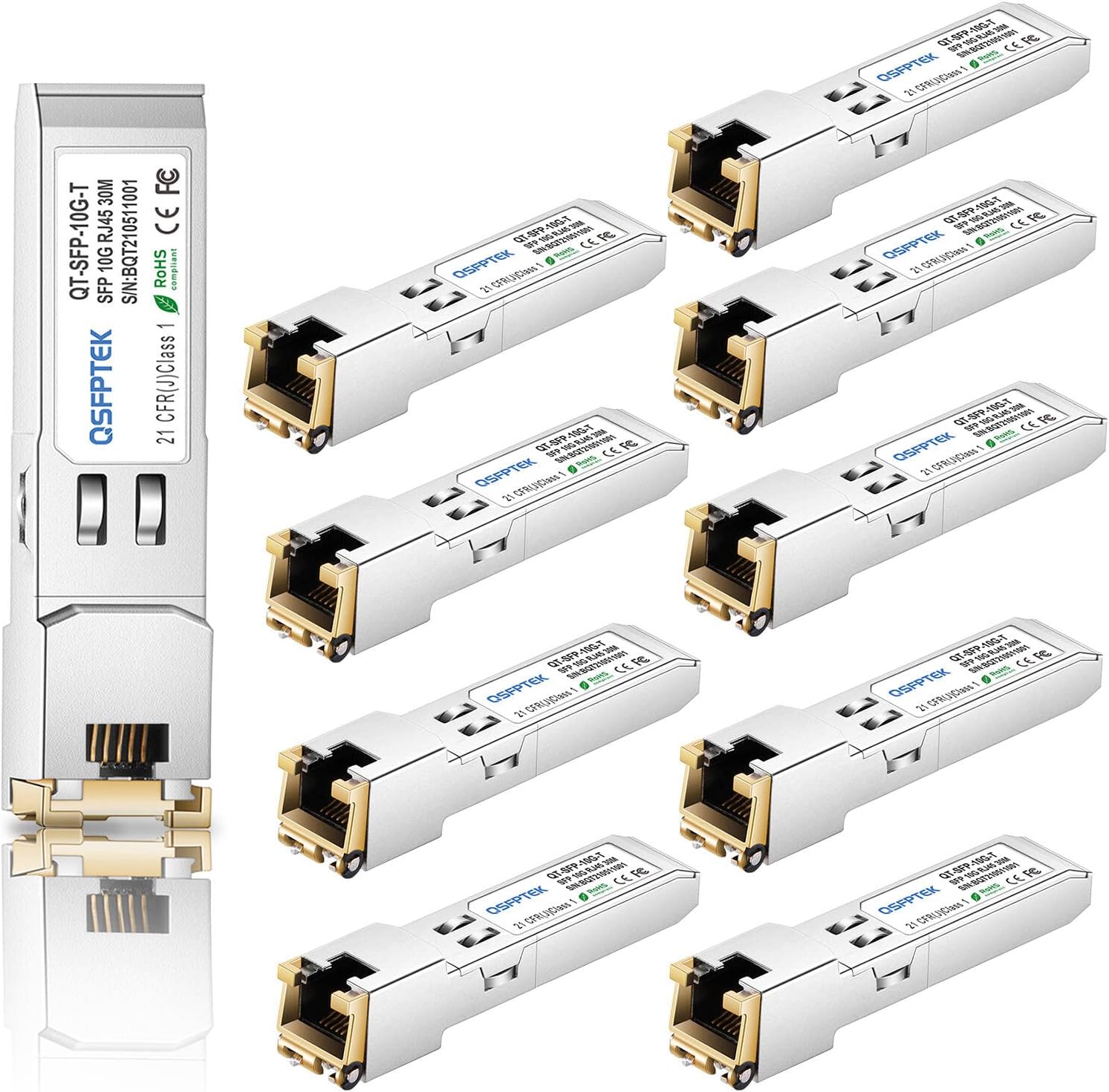 10GBASE-T SFP+ to RJ45 Copper Module for High-Speed Networking