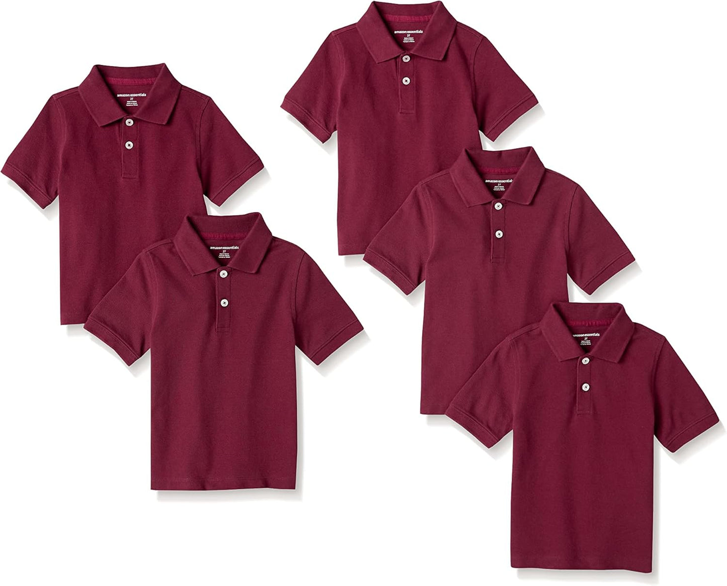 Boys Short-Sleeve School Uniform Pique Polo Shirts Review
