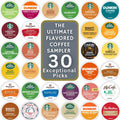 30 Flavored K-Cups Variety Pack Collection - Explore 30 Unique Pods