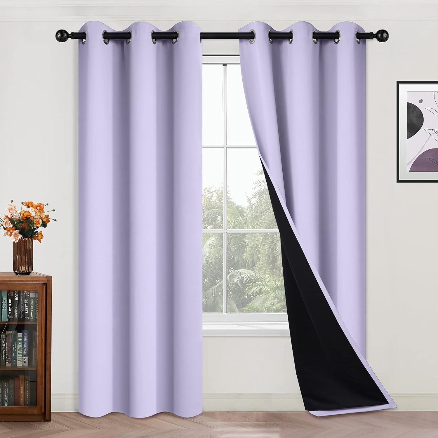 Yakamok 84 Inch Blackout Curtains for Bedroom and Living Room