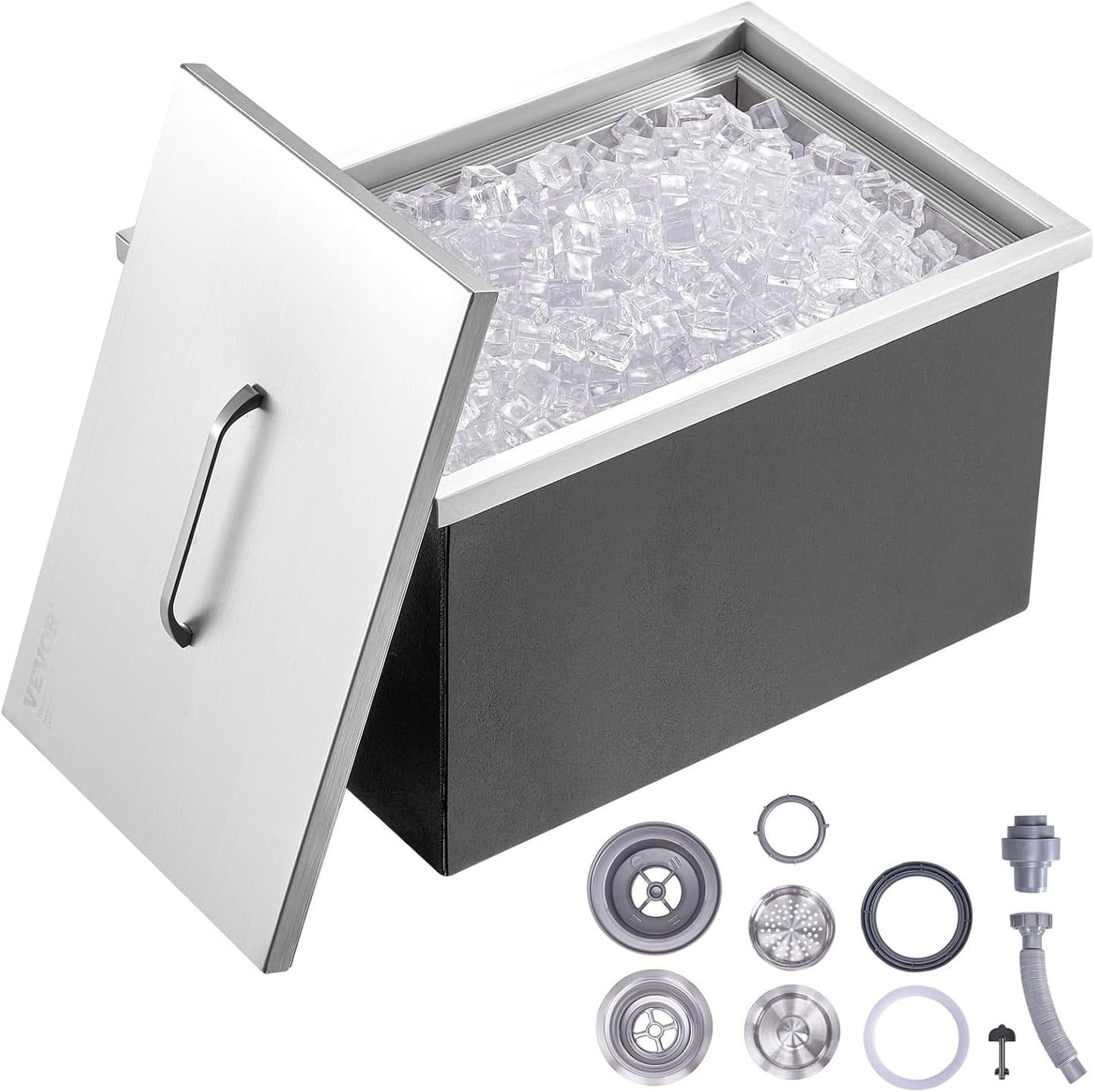 VEVOR Drop in Ice Chest for Outdoor Kitchen and Bar Use