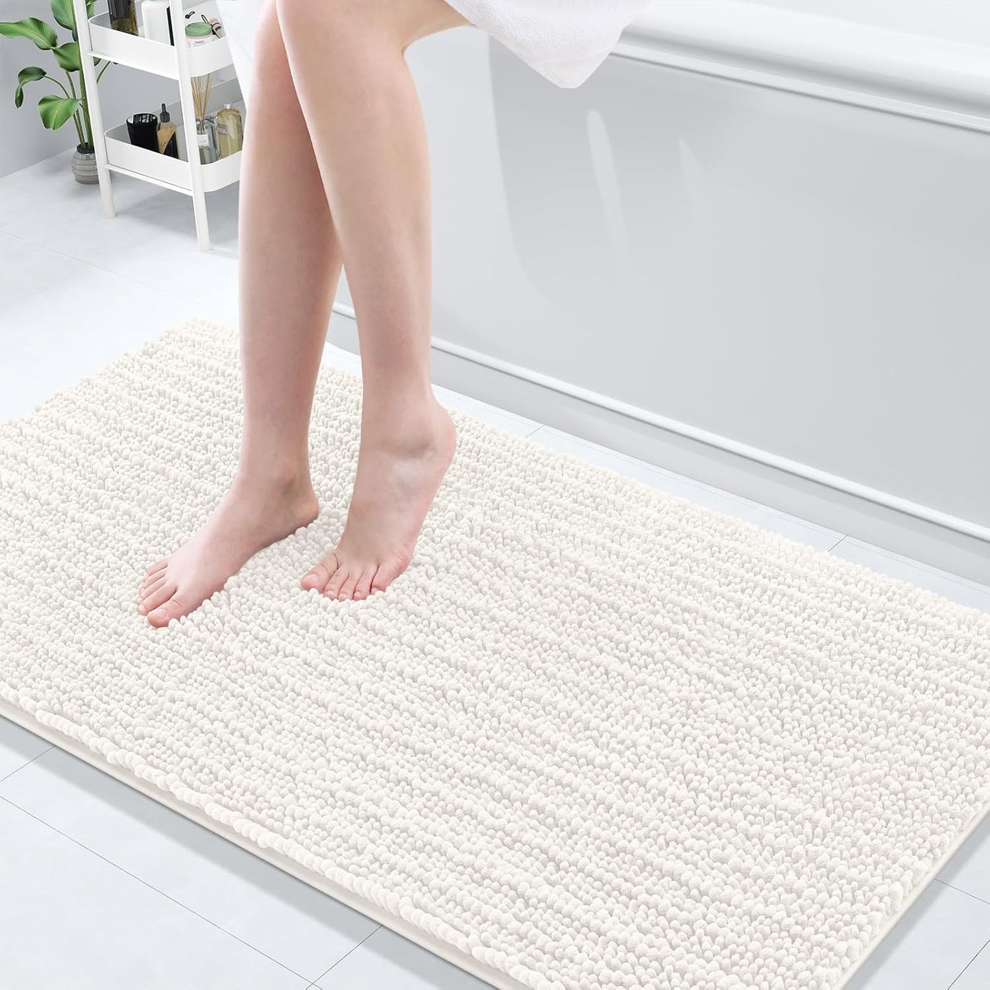 Arotive Luxury Chenille Bathroom Rug Mat for Ultimate Comfort