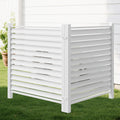 No Dig Air Conditioner Fence PVC Privacy Screen - 48in H x 48in W (2