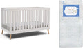 Delta Children Essex 4-in-1 Convertible Baby Crib Bundle - Grows