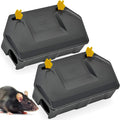 Rat Bait Station Outdoor Rodent Trap with Key - Keeps Children