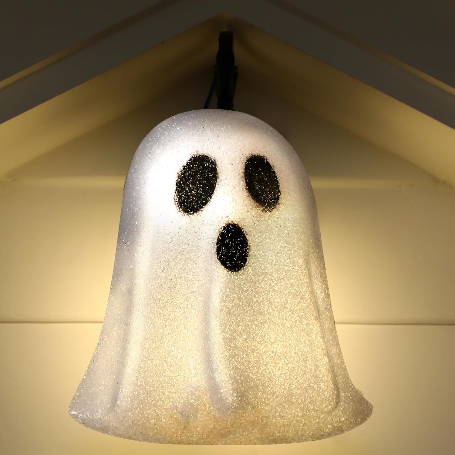 Halloween Pumpkin Ghost Porch Light Cover for Festive Decor