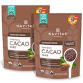 Raw Cacao Nibs 16oz Bag Pack of 2 - Crunchy Antioxidant Snack