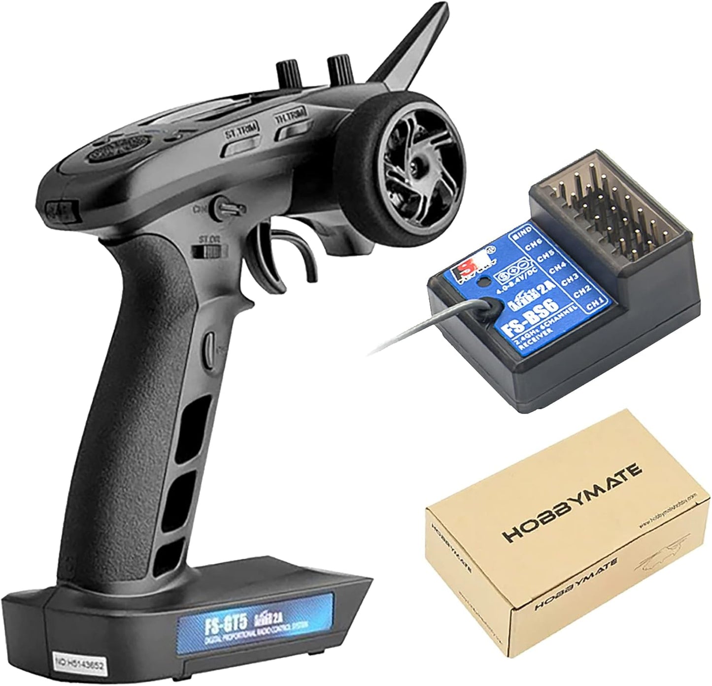 Flysky FS GT5 RC Transmitter with Gyro Receiver for Cars