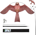 Bird Hawk Flying Kite Bird Scarer with 4m Pole - Crop & Garden