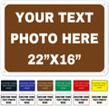 Custom Outdoor Metal Signs for Business and Home Use