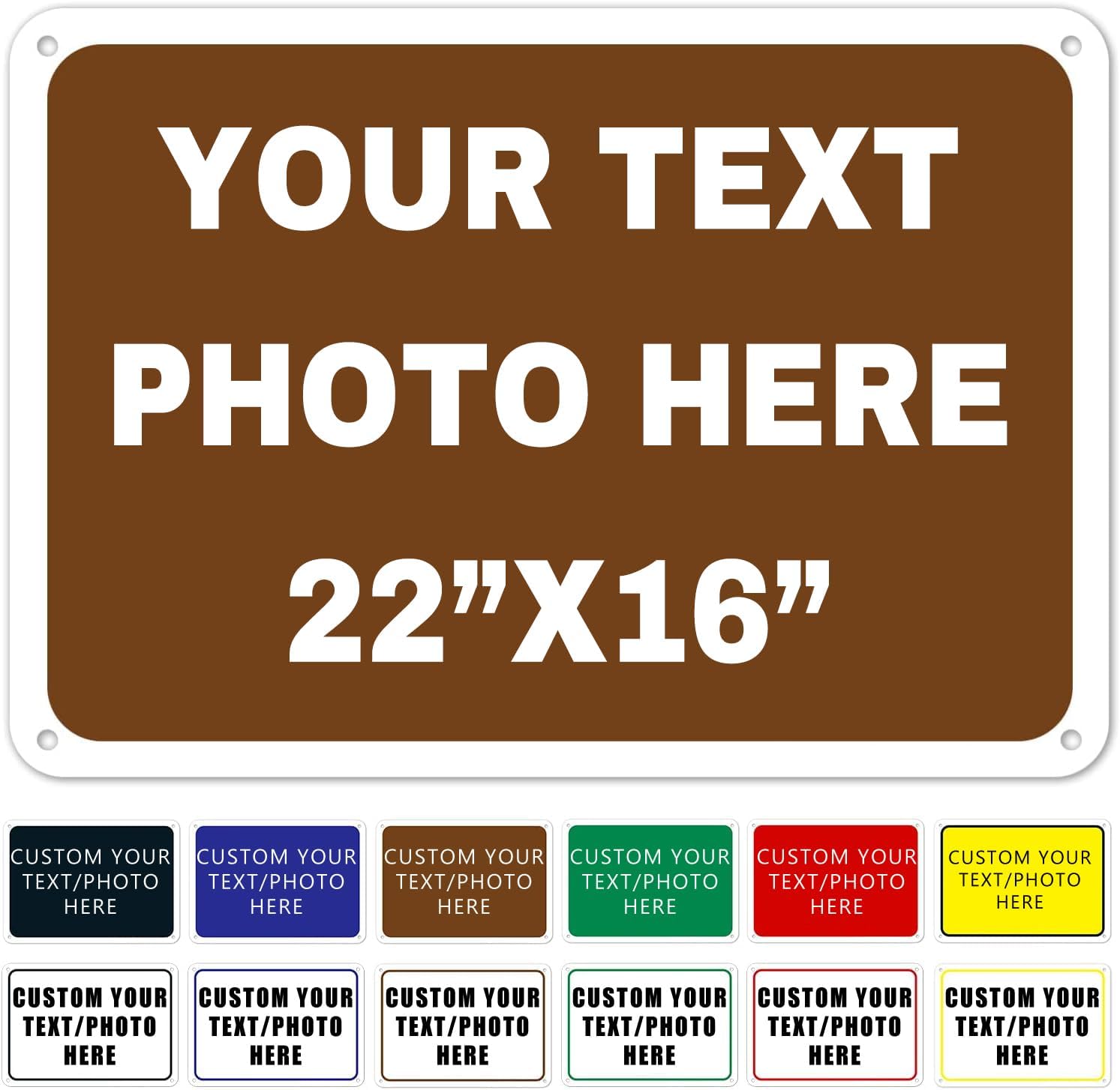 Custom Outdoor Metal Signs for Business and Home Use