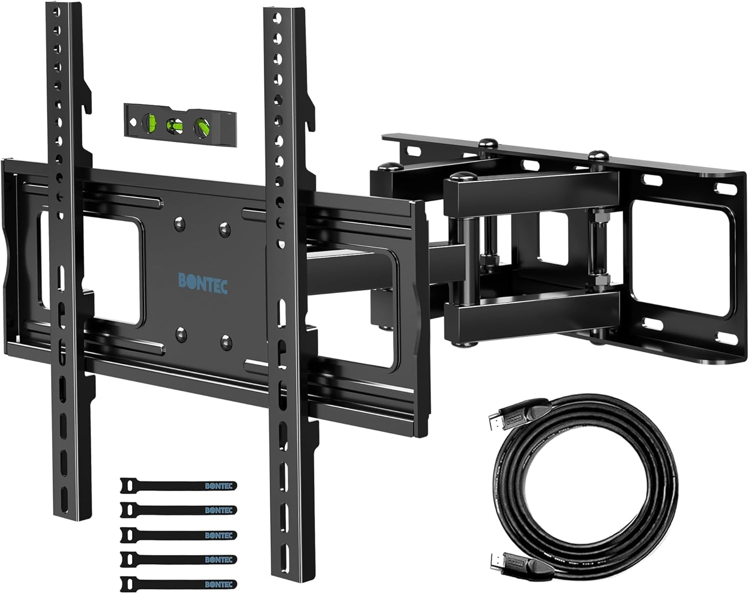 BONTEC Full Motion TV Wall Mount for 23-70 Inch TVs Review