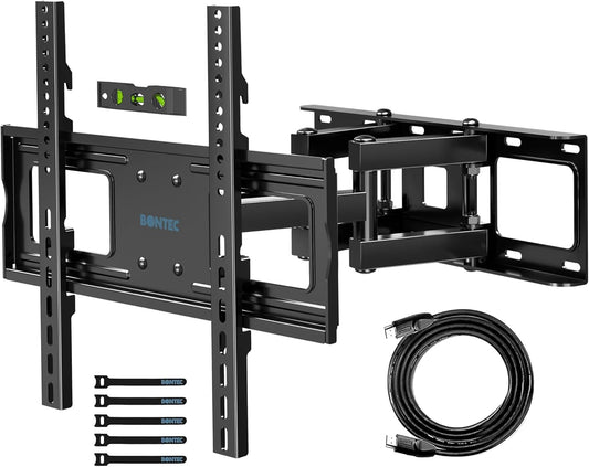 BONTEC Full Motion TV Wall Mount for 23-70 Inch TVs Review