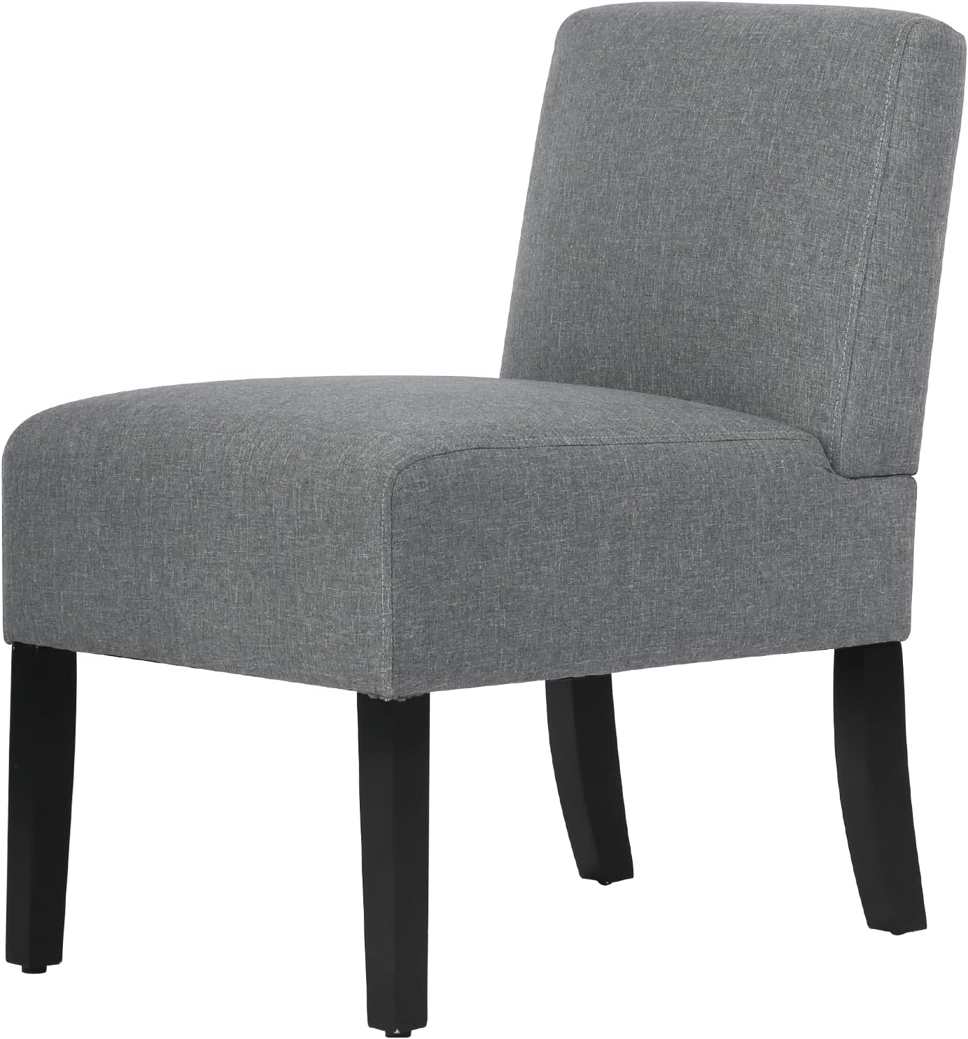 Modern Fabric Dining Chairs - Solid Wood Legs