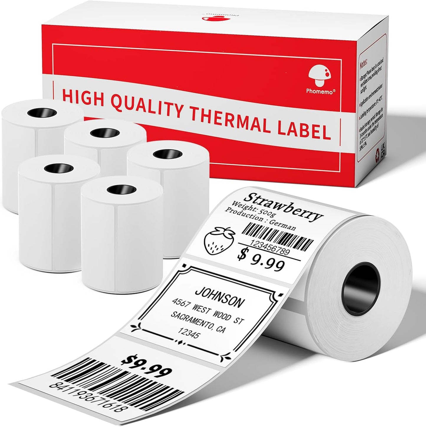 Phomemo Original Labels for M110 M120 M200 M220 Label Maker