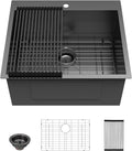 Lordear 25 Drop In Laundry Sink - Durable 16 Gauge Stainless Steel