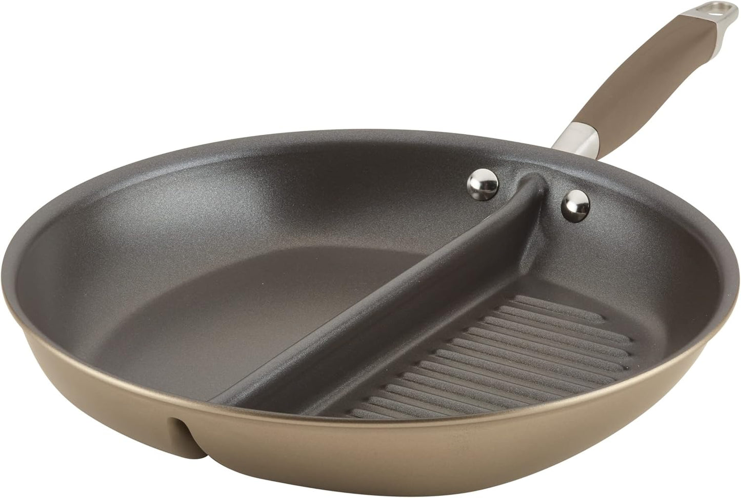 Anolon Advanced Home Nonstick Divided Grill and Griddle Pan