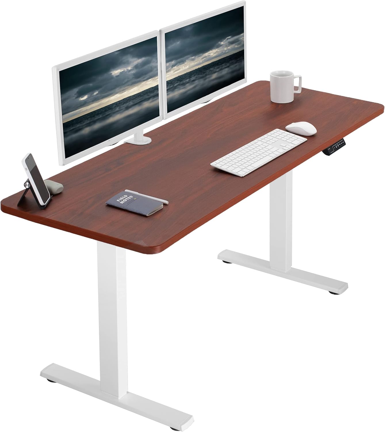 VIVO Electric Standing Desk with Memory Height Adjustment Features