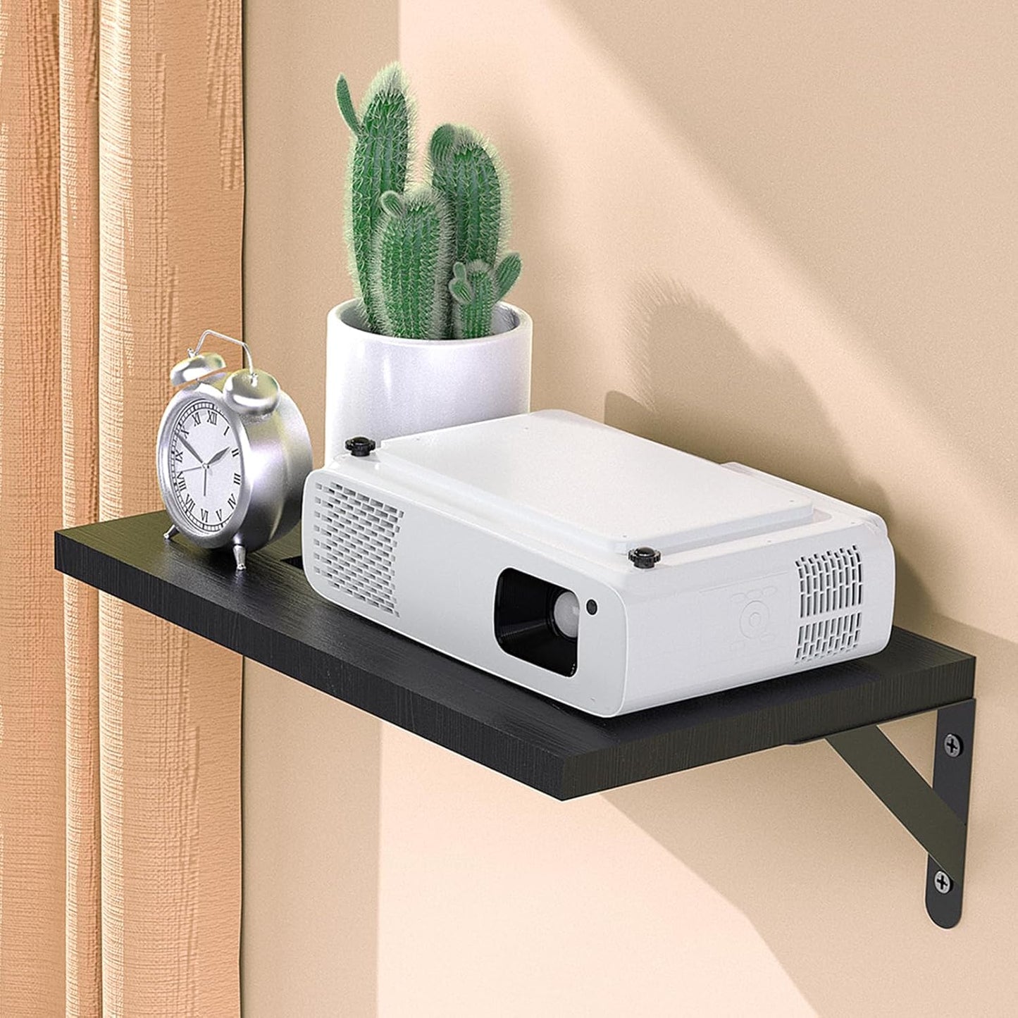 Space-Saving Mini Projector Shelf - Organize with Style!