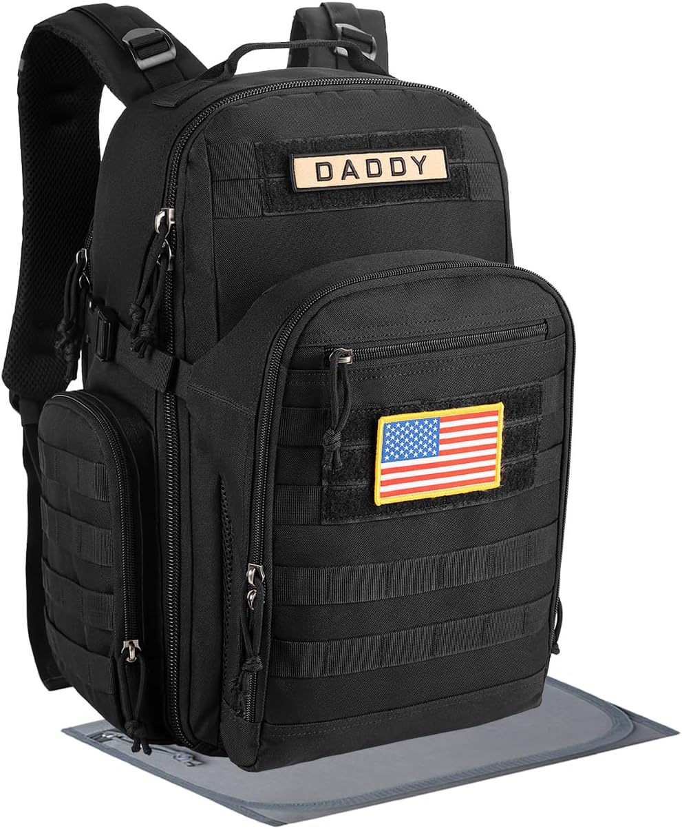 SHARKMOUTH Tactical Baby Backpack for Outdoor-Loving Dads