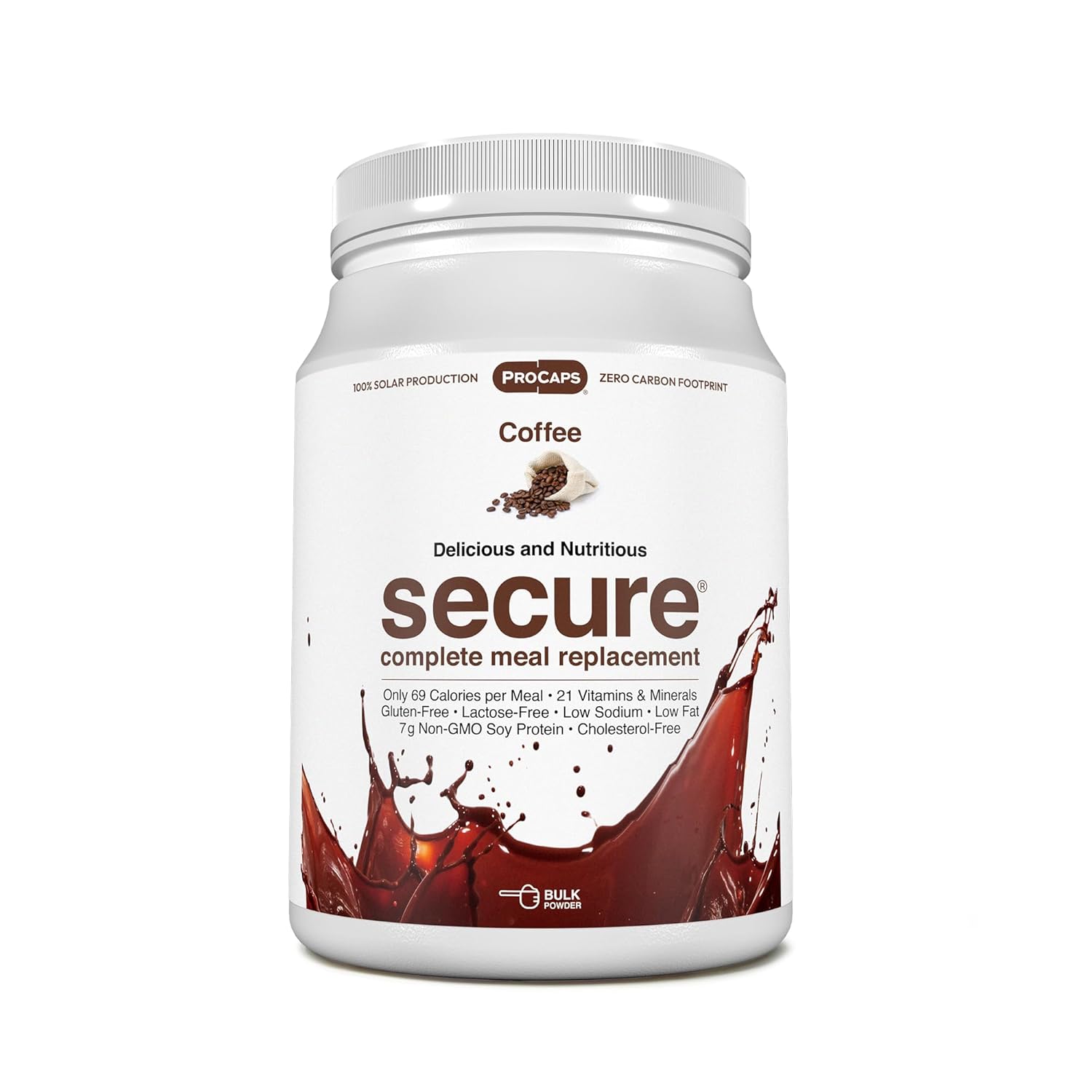 Secure Soy Complete Meal Replacement - Delicious Coffee Shake