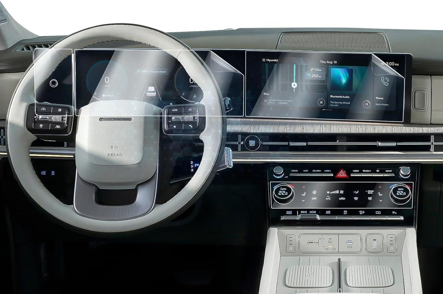 BSTW 2025 Hyundai Santa Fe Screen Protector - 8PCS Set