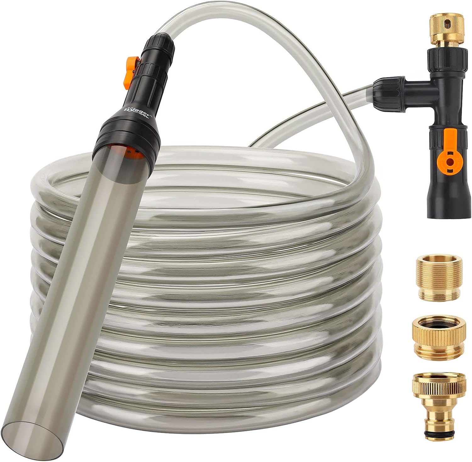 hygger Bucket-Free Aquarium Water Change Kit for Easy Maintenance