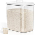 TBMax Large Rice Container 25 Lbs - Airtight 12.7 Qt Food Storage
